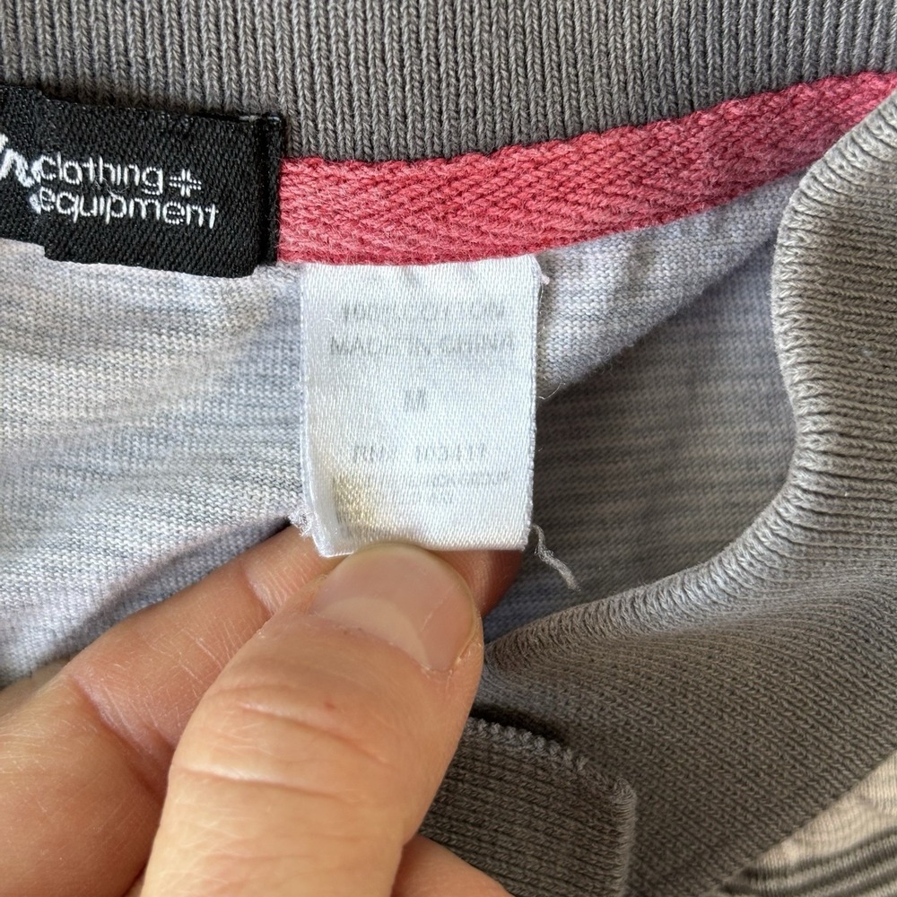 LRG Clothing Equipment Mens Polo Size M VTG Y2K Skate‎ Colorblock Striped 2000s - Picture 8 of 11